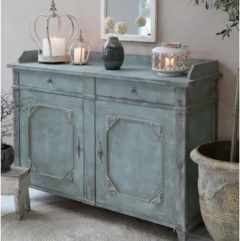 Komoda Opálová antik dřevěná komoda French antiek - 153*51*112cm