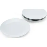 Sada mělkých talířů Mikasa Chalk, 4 ks 27 cm porcelán