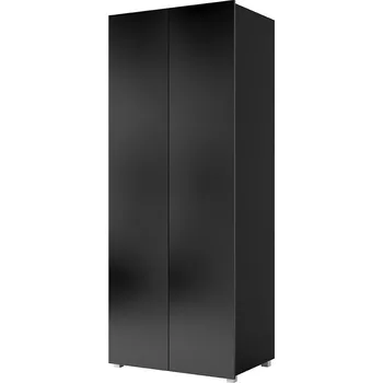 Šatní skříň GAB Dvoudveřová skříň LORONA SZ2D, Černá 80 cm