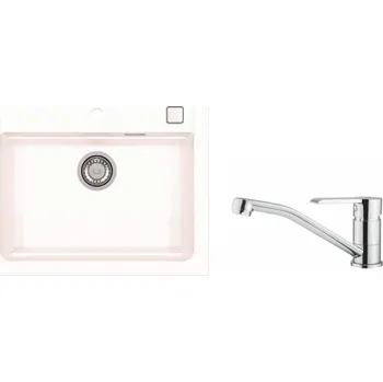 Granitový dřez Alveus SET ATROX 30/11 + BATERIE RUTA + 5 % sleva v košíku s kódem SLEVA5