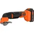 oscilační bruska Black & Decker BDCOS18D1K-QW 1 x 2,0 Ah + nabíječka + kufr