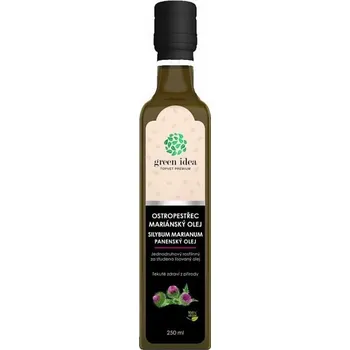 Přírodní produkt Green Idea Ostropestřec mariánský panenský olej 250ml