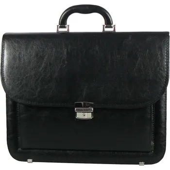 Cestovní taška Taška na notebook REAbags 7416TR - černá/nikl