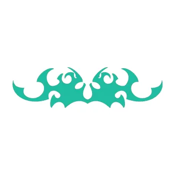 Polep vozidla Tetování 040 (25 - tyrkysová) SAMOLEPKA NA AUTO, NÁLEPKA, FÓLIE, POLEP, TUNING, VLASTNÍ TEXT, TISK, AUTOSAMOLEPKY.cz, POLEPY, OBRÁZEK, LOGO, 3D STICKERS