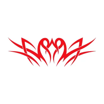 Polep vozidla SAMOLEPKA Tetování 032 (10 - červená) NA AUTO, NÁLEPKA, FÓLIE, POLEP, TUNING, VLASTNÍ TEXT, TISK, AUTOSAMOLEPKY.cz, POLEPY, OBRÁZEK, LOGO, SAMOLEPKY