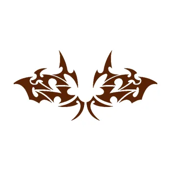 Polep vozidla Tetování 206 (15 - hnědá) SAMOLEPKA NA AUTO, NÁLEPKA, FÓLIE, POLEP, TUNING, VLASTNÍ TEXT, TISK, AUTOSAMOLEPKY.cz, POLEPY, OBRÁZEK, LOGO, 3D STICKERS