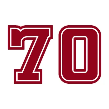 Polep vozidla Startovní číslo 70 typ 5 (07 - bordó vínová) SAMOLEPKA NA AUTO, NÁLEPKA, FÓLIE, POLEP, TUNING, VLASTNÍ TEXT, TISK, AUTOSAMOLEPKY.cz, POLEPY, OBRÁZEK, LOGO, 3D STICKERS