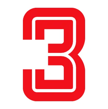 Polep vozidla SAMOLEPKA Startovní číslo 3 typ 7 (10 - červená) NA AUTO, NÁLEPKA, FÓLIE, POLEP, TUNING, VLASTNÍ TEXT, TISK, AUTOSAMOLEPKY.cz, POLEPY, OBRÁZEK, LOGO, SAMOLEPKY