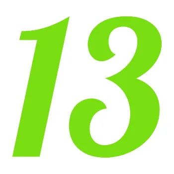 Polep vozidla Startovní číslo 13 typ 3 (04 - zelená kawasaki) SAMOLEPKA NA AUTO, NÁLEPKA, FÓLIE, POLEP, TUNING, VLASTNÍ TEXT, TISK, AUTOSAMOLEPKY.cz, POLEPY, OBRÁZEK, LOGO, 3D STICKERS