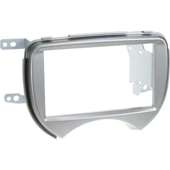 Autorádio Rámeček 2DIN autorádia NISSAN Micra (3/10-9/13) - stříbrná<br />Výrobce: - 372593 2 (Dodáme do 48 hodin)