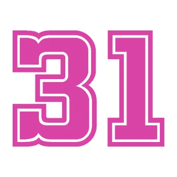 Polep vozidla Startovní číslo 31 typ 5 (16 - růžová) SAMOLEPKA NA AUTO, NÁLEPKA, FÓLIE, POLEP, TUNING, VLASTNÍ TEXT, TISK, AUTOSAMOLEPKY.cz, POLEPY, OBRÁZEK, LOGO, 3D STICKERS