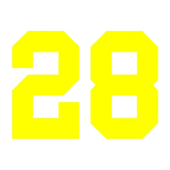 Polep vozidla Startovní číslo 28 (05 - žlutá citron) SAMOLEPKA NA AUTO, NÁLEPKA, FÓLIE, POLEP, TUNING, VLASTNÍ TEXT, TISK, AUTOSAMOLEPKY.cz, POLEPY, OBRÁZEK, LOGO, 3D STICKERS