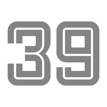 Polep vozidla Startovní číslo 39 typ 7 (17 - šedá) SAMOLEPKA NA AUTO, NÁLEPKA, FÓLIE, POLEP, TUNING, VLASTNÍ TEXT, TISK, AUTOSAMOLEPKY.cz, POLEPY, OBRÁZEK, LOGO, 3D STICKERS