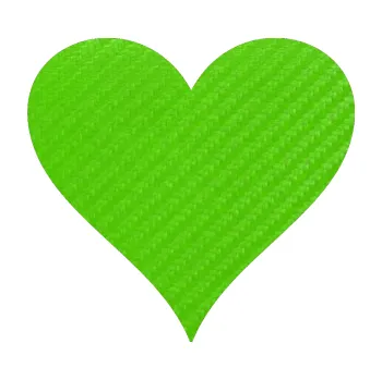 Samolepící dekorace SAMOLEPKA Srdíčko 001 (58 - 3D karbon zelený kawasaki) NA AUTO, NÁLEPKA, FÓLIE, POLEP, TUNING, VLASTNÍ TEXT, TISK, AUTOSAMOLEPKY.cz, POLEPY, OBRÁZEK, LOGO, SAMOLEPKY