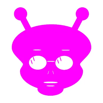 Samolepicí dekorace na vozidlo UFO 007 levá (72 - Fluorescentní růžová) SAMOLEPKA NA AUTO, NÁLEPKA, FÓLIE, POLEP, TUNING, VLASTNÍ TEXT, TISK, AUTOSAMOLEPKY.cz, POLEPY, OBRÁZEK, LOGO, 3D STICKERS