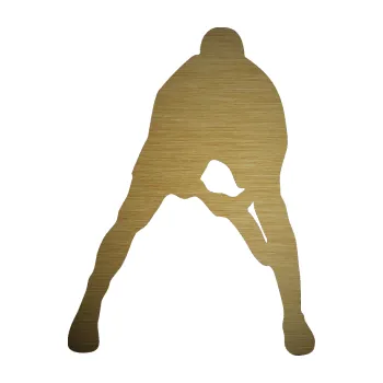 Polep vozidla Tenista 004 pravá (64 - škrábaný kov zlatý) SAMOLEPKA NA AUTO, NÁLEPKA, FÓLIE, POLEP, TUNING, VLASTNÍ TEXT, TISK, AUTOSAMOLEPKY.cz, POLEPY, OBRÁZEK, LOGO, 3D STICKERS