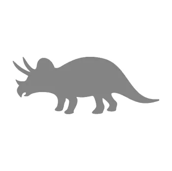 Samolepící dekorace SAMOLEPKA Triceratops 001 levá (17 - šedá) NA AUTO, NÁLEPKA, FÓLIE, POLEP, TUNING, VLASTNÍ TEXT, TISK, AUTOSAMOLEPKY.cz, POLEPY, OBRÁZEK, LOGO, SAMOLEPKY