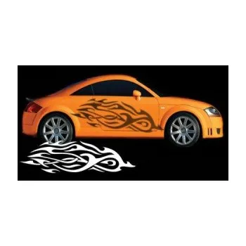 Polep vozidla SAMOLEPKA Samolepka na bok tattoo 050 (64 - škrábaný kov zlatý) NA AUTO, NÁLEPKA, FÓLIE, POLEP, TUNING, VLASTNÍ TEXT, TISK, AUTOSAMOLEPKY.cz, POLEPY, OBRÁZEK, LOGO, SAMOLEPKY