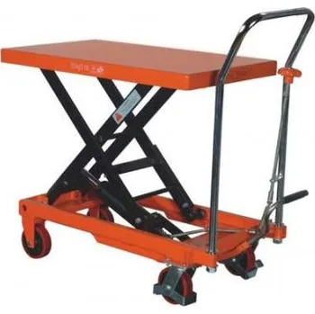 Plošinový vozík Lehký zvedací plošinový vozík, nosnost 800 kg, zdvih 415 - 1000 mm