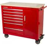Pojízdný pracovní stůl / skříňka na nářadí s pracovní deskou - TBR-L4407E-X