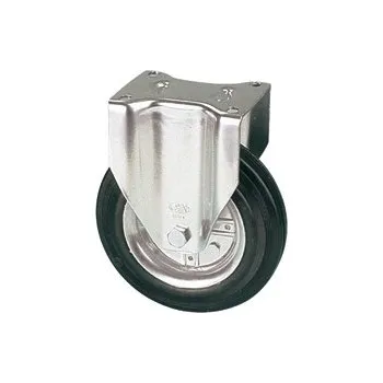 Pojezdové kolečko LNR 200/FI Pevné kolo s černou gumovou obručí 7170042