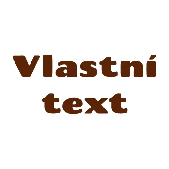 Polep vozidla Vlastní text - Chango (15 - hnědá) SAMOLEPKA NA AUTO, NÁLEPKA, FÓLIE, POLEP, TUNING, VLASTNÍ TEXT, TISK, AUTOSAMOLEPKY.cz, POLEPY, OBRÁZEK, LOGO, 3D STICKERS