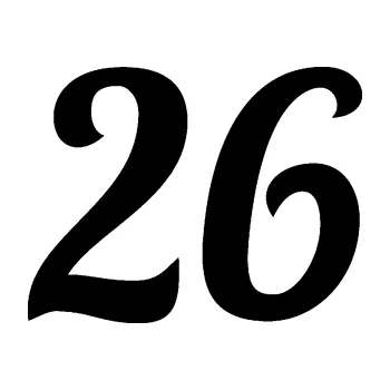 Polep vozidla Startovní číslo 26 typ 3 (01 - černá) SAMOLEPKA NA AUTO, NÁLEPKA, FÓLIE, POLEP, TUNING, VLASTNÍ TEXT, TISK, AUTOSAMOLEPKY.cz, POLEPY, OBRÁZEK, LOGO, 3D STICKERS