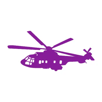 Polep vozidla SAMOLEPKA Vrtulník 003 levá helikoptéra (14 - fialová) NA AUTO, NÁLEPKA, FÓLIE, POLEP, TUNING, VLASTNÍ TEXT, TISK, AUTOSAMOLEPKY.cz, POLEPY, OBRÁZEK, LOGO, SAMOLEPKY