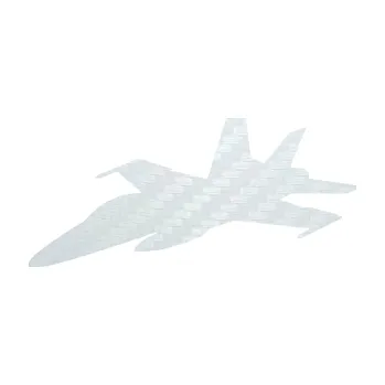 Polep vozidla SAMOLEPKA Stíhací letoun 001 levá (51 - 3D karbon bílý) NA AUTO, NÁLEPKA, FÓLIE, POLEP, TUNING, VLASTNÍ TEXT, TISK, AUTOSAMOLEPKY.cz, POLEPY, OBRÁZEK, LOGO, SAMOLEPKY