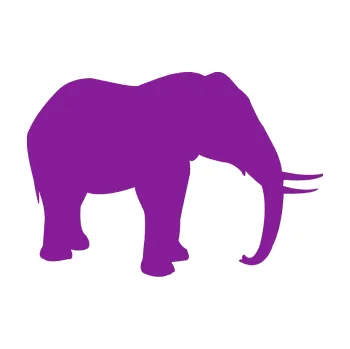 Samolepící dekorace Slon 019 pravá (14 - fialová) SAMOLEPKA NA AUTO, NÁLEPKA, FÓLIE, POLEP, TUNING, VLASTNÍ TEXT, TISK, AUTOSAMOLEPKY.cz, POLEPY, OBRÁZEK, LOGO, 3D STICKERS