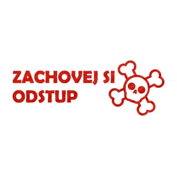 Polep vozidla SAMOLEPKA Zachovej si odstup nápis (53 - 3D karbon červený) NA AUTO, NÁLEPKA, FÓLIE, POLEP, TUNING, VLASTNÍ TEXT, TISK, AUTOSAMOLEPKY.cz, POLEPY, OBRÁZEK, LOGO, SAMOLEPKY