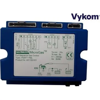 Příslušenství ke kotli Řídící a zapalovací automatika Pactrol P25 F1 FML, Tp 20s, Ts 5s