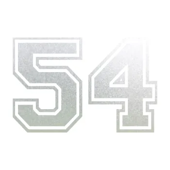 Polep vozidla Startovní číslo 54 typ 4 (60 - pískované sklo) SAMOLEPKA NA AUTO, NÁLEPKA, FÓLIE, POLEP, TUNING, VLASTNÍ TEXT, TISK, AUTOSAMOLEPKY.cz, POLEPY, OBRÁZEK, LOGO, 3D STICKERS