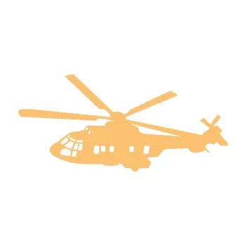 Polep vozidla SAMOLEPKA Vrtulník 003 levá helikoptéra (08 - béžová) NA AUTO, NÁLEPKA, FÓLIE, POLEP, TUNING, VLASTNÍ TEXT, TISK, AUTOSAMOLEPKY.cz, POLEPY, OBRÁZEK, LOGO, SAMOLEPKY