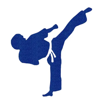 Polep vozidla Taekwondo 001 pravá (89 - Ultra Metalic modrá tmavá) SAMOLEPKA NA AUTO, NÁLEPKA, FÓLIE, POLEP, TUNING, VLASTNÍ TEXT, TISK, AUTOSAMOLEPKY.cz, POLEPY, OBRÁZEK, LOGO, 3D STICKERS