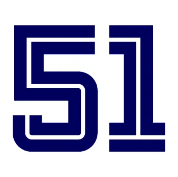 Polep vozidla Startovní číslo 51 typ 7 (23 - tmavě modrá) SAMOLEPKA NA AUTO, NÁLEPKA, FÓLIE, POLEP, TUNING, VLASTNÍ TEXT, TISK, AUTOSAMOLEPKY.cz, POLEPY, OBRÁZEK, LOGO, 3D STICKERS