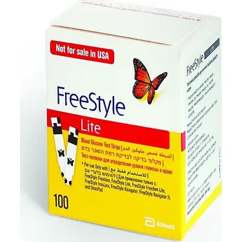 Testovací proužek do glukometru Abbott Freestyle Lite diagnostické proužky 100 ks