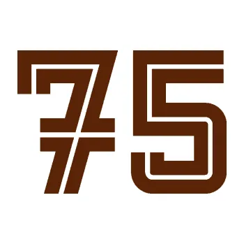 Polep vozidla Startovní číslo 75 typ 7 (15 - hnědá) SAMOLEPKA NA AUTO, NÁLEPKA, FÓLIE, POLEP, TUNING, VLASTNÍ TEXT, TISK, AUTOSAMOLEPKY.cz, POLEPY, OBRÁZEK, LOGO, 3D STICKERS