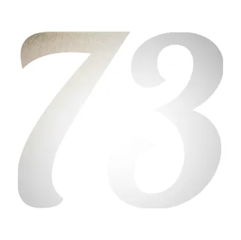 Polep vozidla SAMOLEPKA Startovní číslo 73 typ 3 (82 - odrazková reflexní bílá) NA AUTO, NÁLEPKA, FÓLIE, POLEP, TUNING, VLASTNÍ TEXT, TISK, AUTOSAMOLEPKY.cz, POLEPY, OBRÁZEK, LOGO, SAMOLEPKY