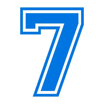 Polep vozidla Startovní číslo 7 typ 4 (11 - modrá oceán) SAMOLEPKA NA AUTO, NÁLEPKA, FÓLIE, POLEP, TUNING, VLASTNÍ TEXT, TISK, AUTOSAMOLEPKY.cz, POLEPY, OBRÁZEK, LOGO, 3D STICKERS