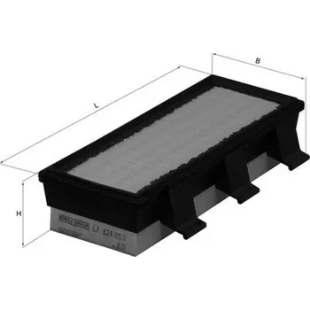 Vzduchový filtr Vzduchový filtr KNECHT LX 824