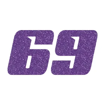 Polep vozidla SAMOLEPKA Startovní číslo 69 typ 6 (87 - Ultra Metalic fialová) NA AUTO, NÁLEPKA, FÓLIE, POLEP, TUNING, VLASTNÍ TEXT, TISK, AUTOSAMOLEPKY.cz, POLEPY, OBRÁZEK, LOGO, SAMOLEPKY