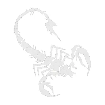 Polep vozidla SAMOLEPKA Štír 020 pravá (84 - Ultra Metalic bílá) NA AUTO, NÁLEPKA, FÓLIE, POLEP, TUNING, VLASTNÍ TEXT, TISK, AUTOSAMOLEPKY.cz, POLEPY, OBRÁZEK, LOGO, SAMOLEPKY