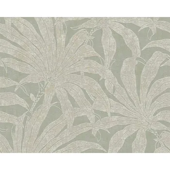 Tapeta A.S. Création | Vliesová tapeta na zeď Jade 39501-2 | 0,53 x 10,05 m | zelená, šedá, zlatá + Zelená, šedá, zlatá vliesová tapeta na stěnu 395012 v rozměru 0,53 x 10,05 m