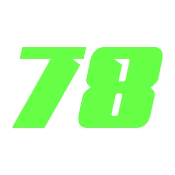 Polep vozidla Startovní číslo 78 typ 6 (71 - Fluorescentní zelená) SAMOLEPKA NA AUTO, NÁLEPKA, FÓLIE, POLEP, TUNING, VLASTNÍ TEXT, TISK, AUTOSAMOLEPKY.cz, POLEPY, OBRÁZEK, LOGO, 3D STICKERS