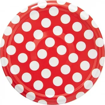 Víčko na zavařovací sklenici Víčko kov 66 puntíky 10 ks