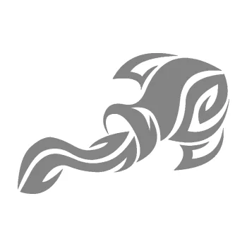 Samolepící dekorace Vodnář 003 levá (17 - šedá) SAMOLEPKA NA AUTO, NÁLEPKA, FÓLIE, POLEP, TUNING, VLASTNÍ TEXT, TISK, AUTOSAMOLEPKY.cz, POLEPY, OBRÁZEK, LOGO, 3D STICKERS