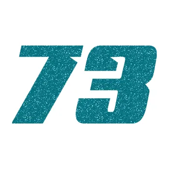 Polep vozidla Startovní číslo 73 typ 6 (92 - Ultra Metalic tyrkysová) SAMOLEPKA NA AUTO, NÁLEPKA, FÓLIE, POLEP, TUNING, VLASTNÍ TEXT, TISK, AUTOSAMOLEPKY.cz, POLEPY, OBRÁZEK, LOGO, 3D STICKERS