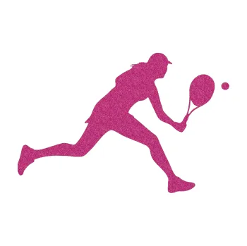 Polep vozidla Tenistka 001 pravá (90 - Ultra Metalic růžová) SAMOLEPKA NA AUTO, NÁLEPKA, FÓLIE, POLEP, TUNING, VLASTNÍ TEXT, TISK, AUTOSAMOLEPKY.cz, POLEPY, OBRÁZEK, LOGO, 3D STICKERS