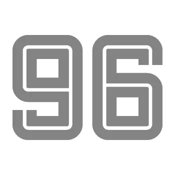 Polep vozidla Startovní číslo 96 typ 7 (17 - šedá) SAMOLEPKA NA AUTO, NÁLEPKA, FÓLIE, POLEP, TUNING, VLASTNÍ TEXT, TISK, AUTOSAMOLEPKY.cz, POLEPY, OBRÁZEK, LOGO, 3D STICKERS